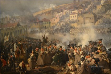 company of captain reinier reael known as themeagre company Painting - Battle of Smolensk Napoleon invasion of Russia Peter von Hess historic war